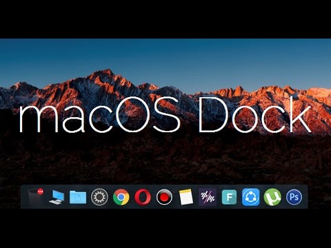 mac os like dock for windows 10